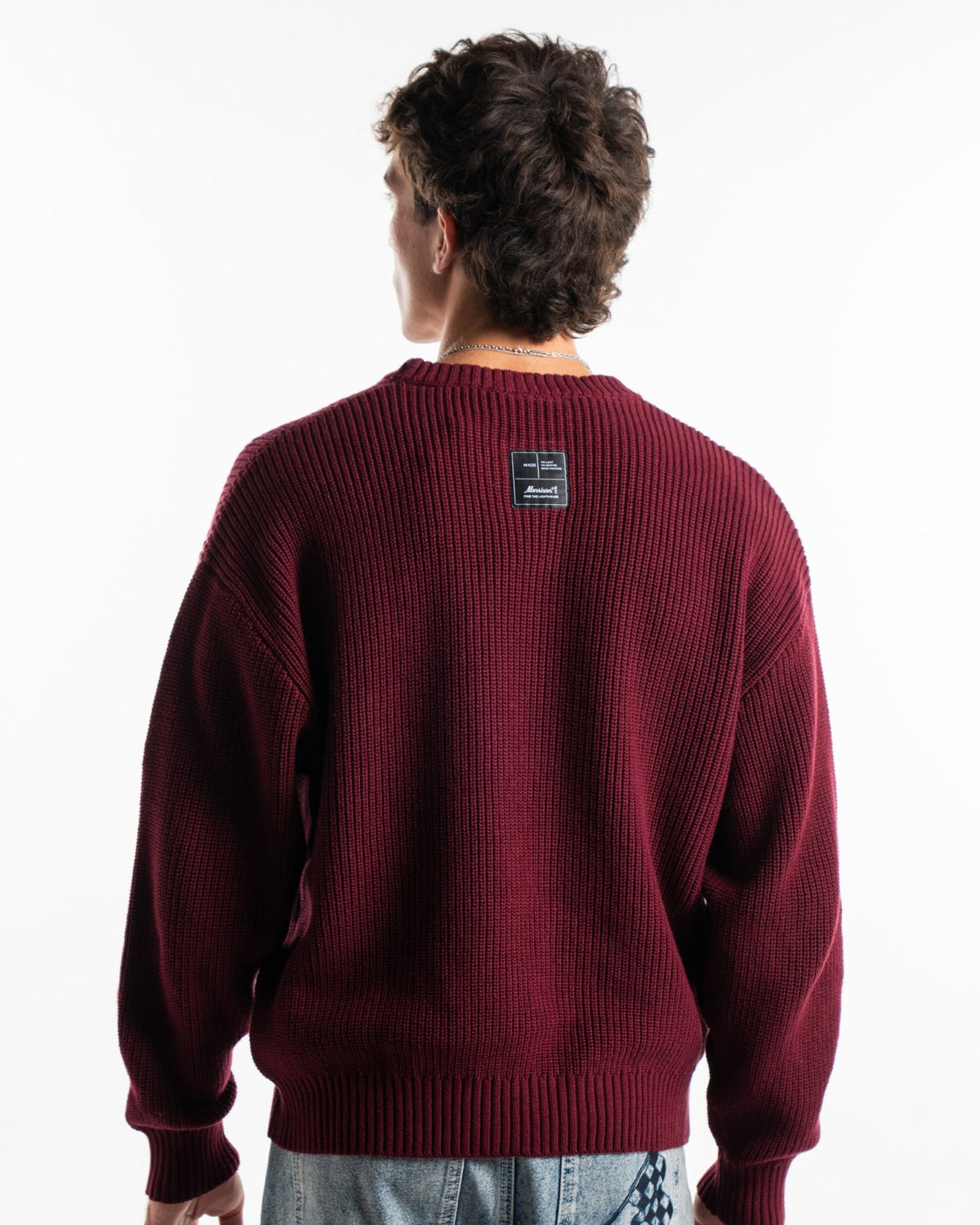 WORLD BURGUNDY KNIT - JERSÉIS - Morrison Shoes