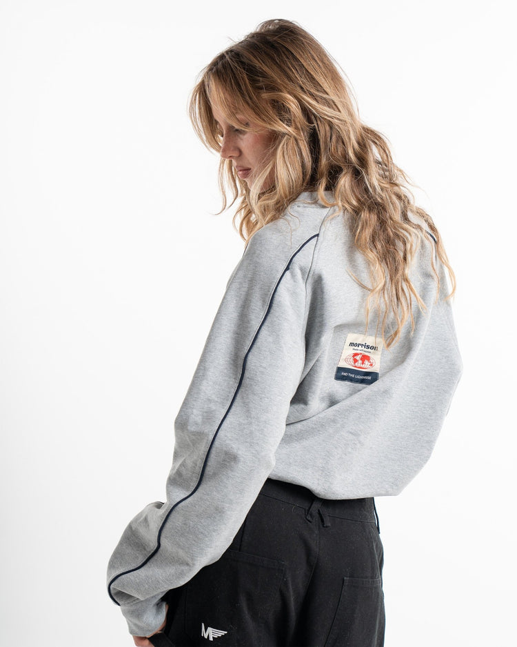 WORLD GREY LOOSE SWEAT - JERSÉIS - Morrison Shoes