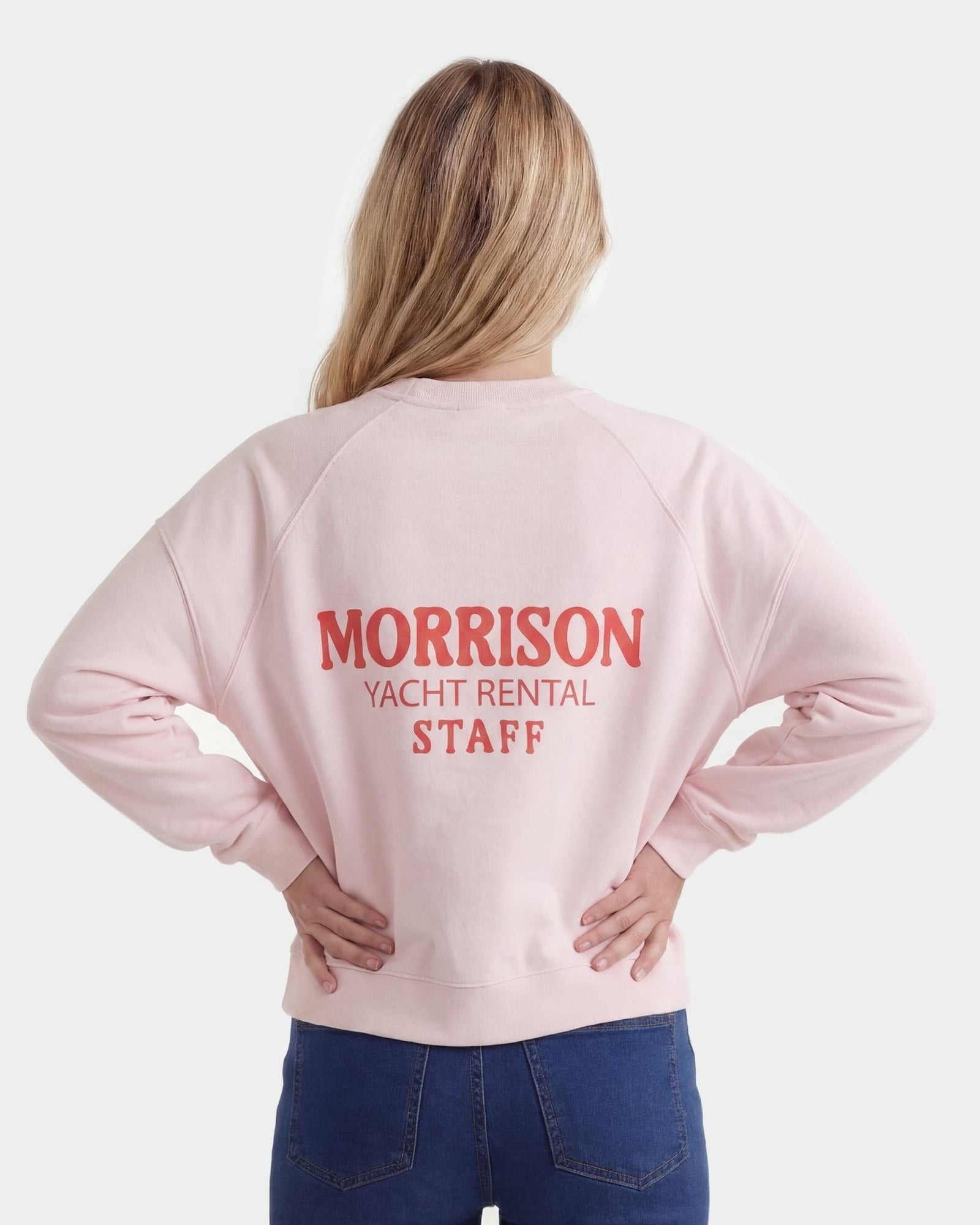 YACHT PINK LOOSE SWEAT - SUDADERAS - Morrison Shoes