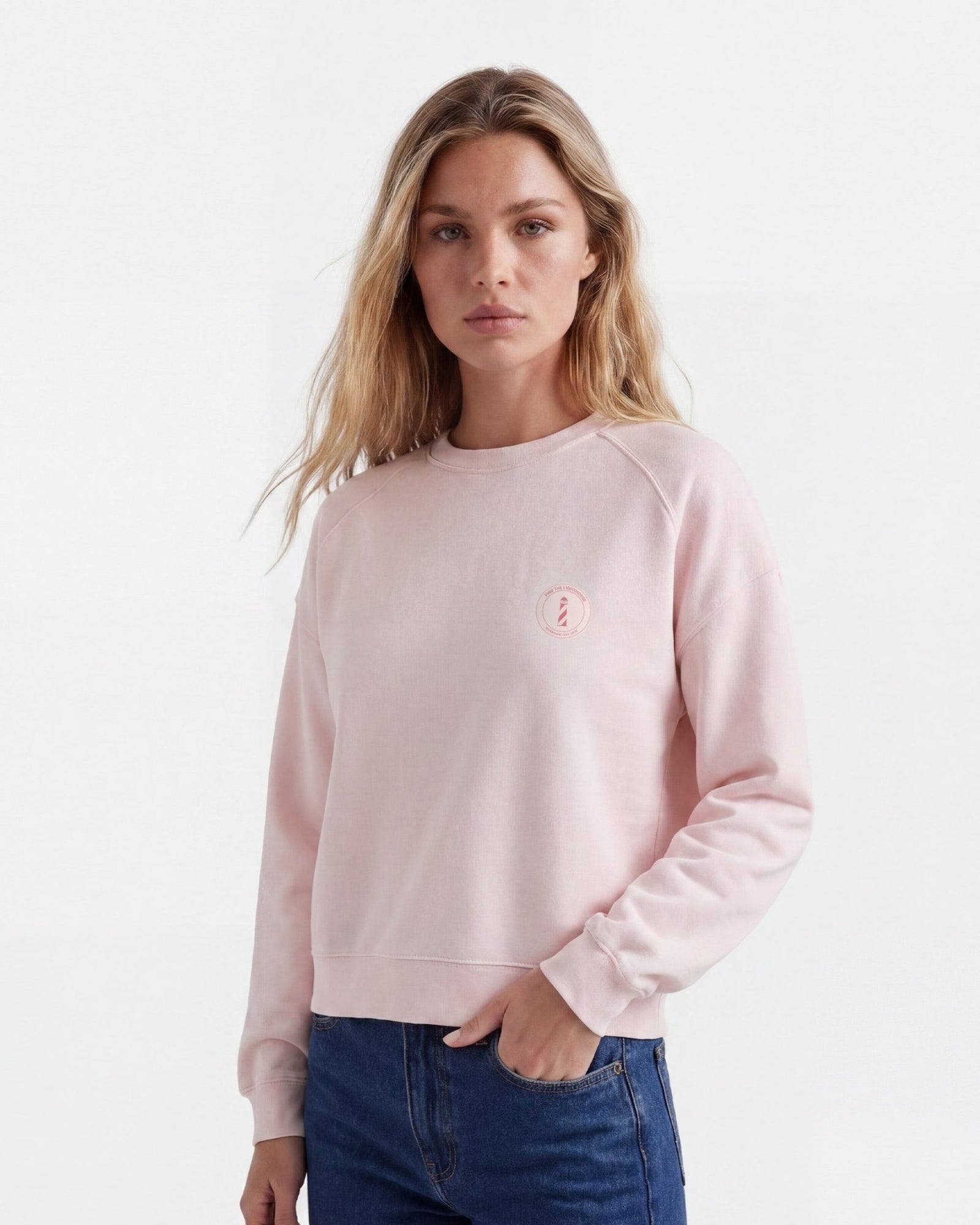 YACHT PINK LOOSE SWEAT - SUDADERAS - Morrison Shoes