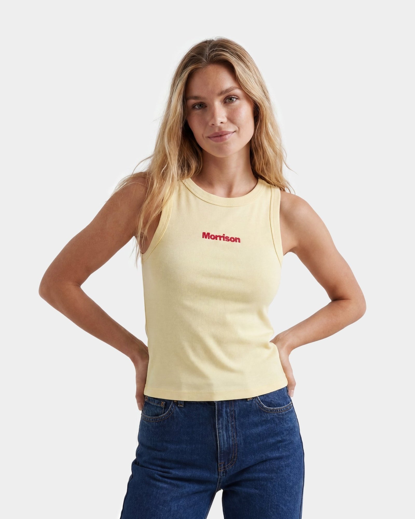 YELLOW SLIM TANK TOP - CAMISETAS - Morrison Shoes