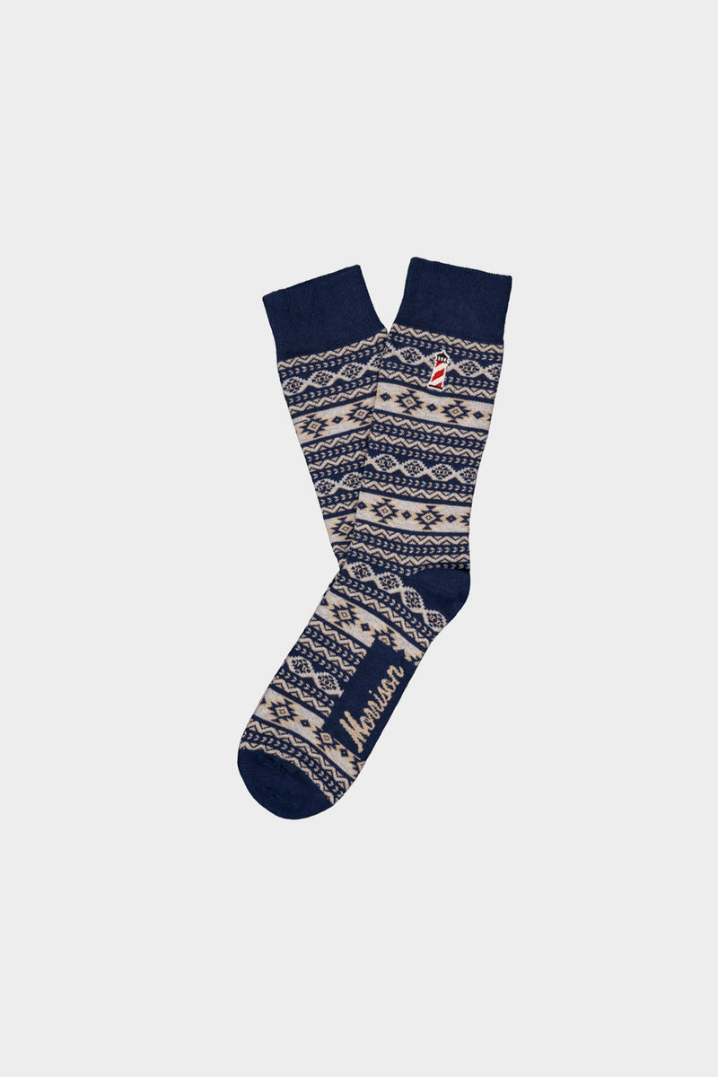 Kansas Navy Socks